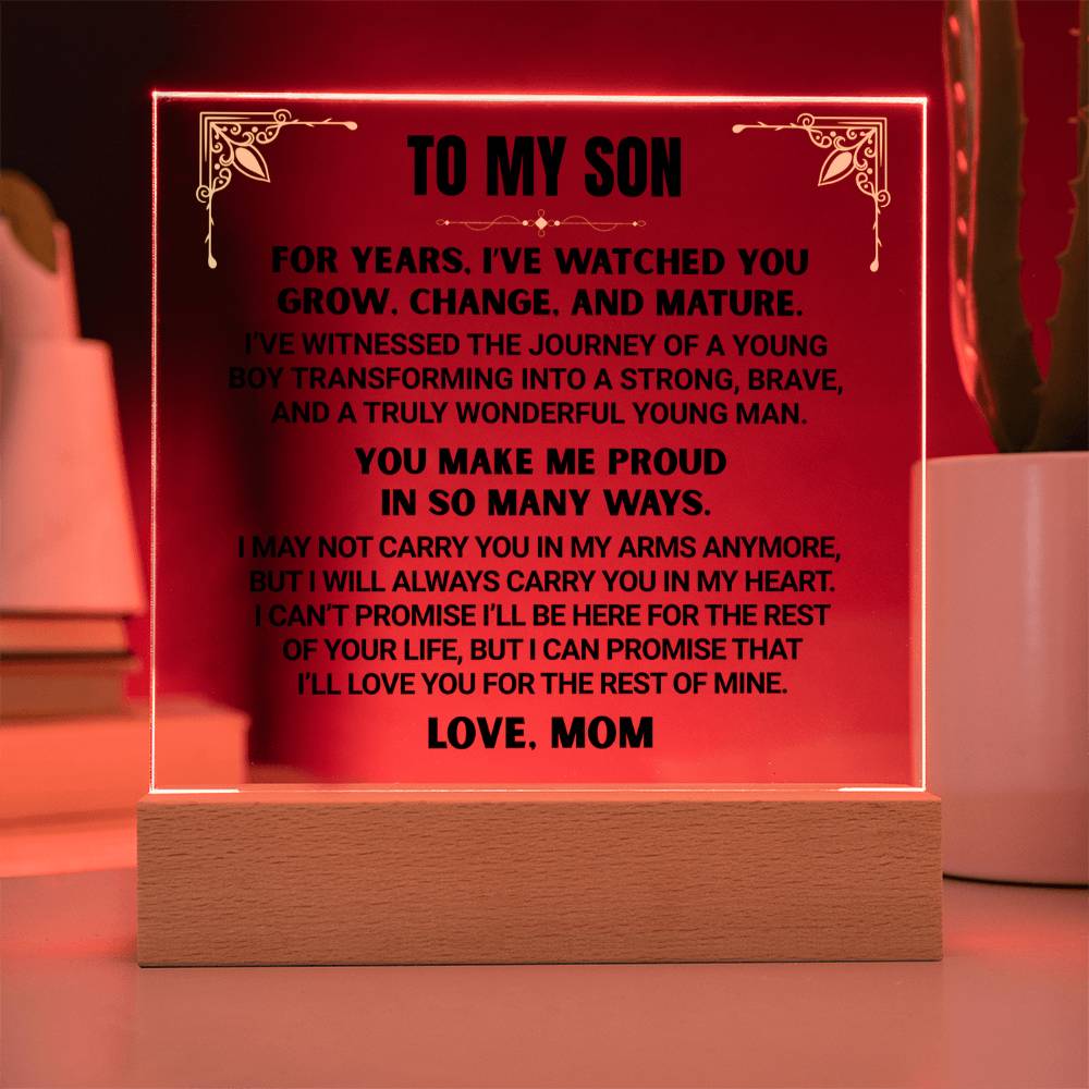 TO MY SON