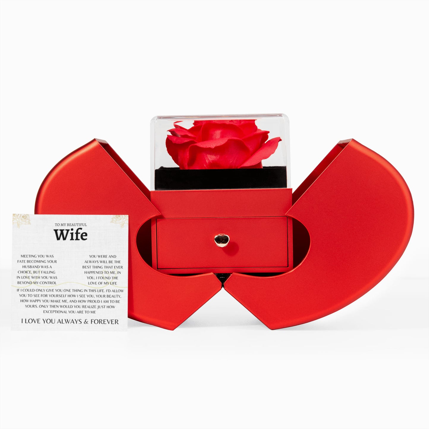 Meeting You Was Fate | Forever Love Necklace And Heart Gift Box