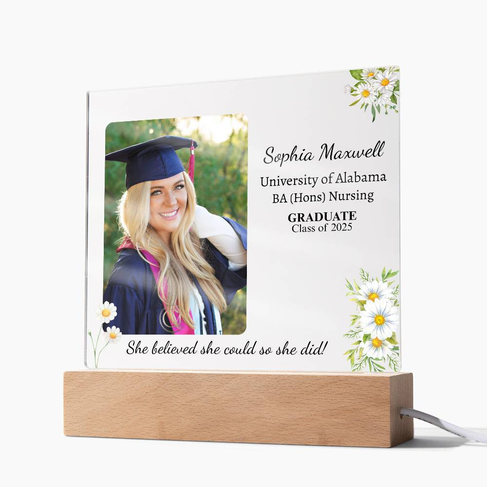 She Believed She Could So She Did Acrylic Plaque